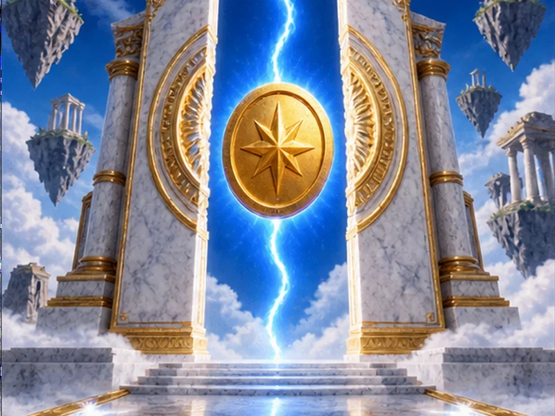 Gates of Olympus custom editorial artwork